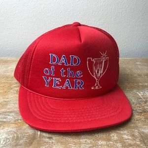 Vintage Dad of the Year Snapback Trucker Dad Hat